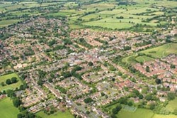 aerial view of Balsall Common