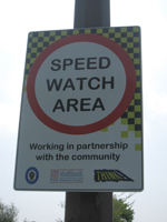 Speed Watch Sign