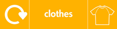 Clothes recycling banner