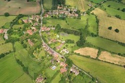 Aerial photo of Barston
