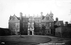 Black and white photo of Castle Bromwich Hall