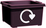 Black recycling box