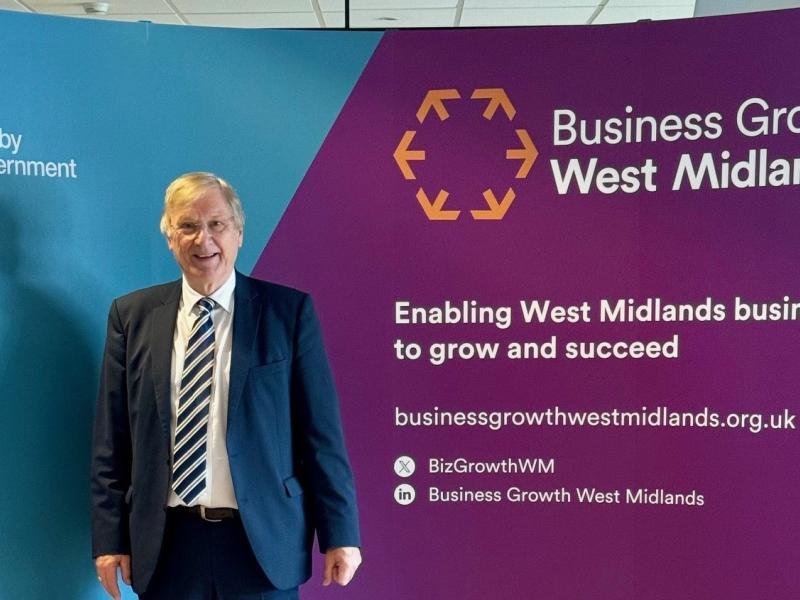 Councillor Ian Courts promoting Business Growth West Midlands
