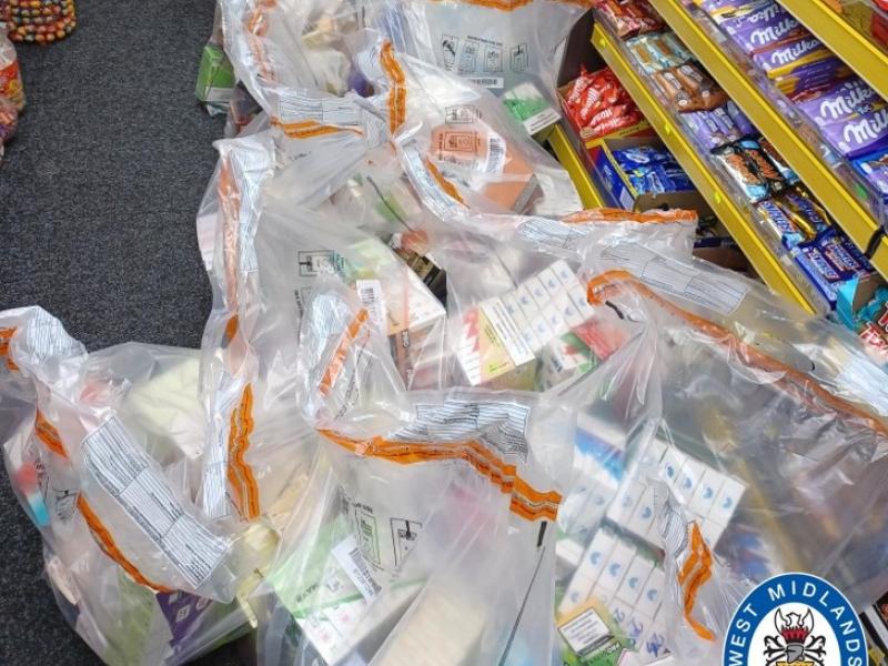 Some of the seized goods