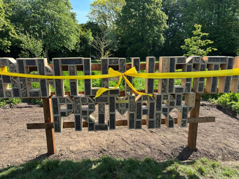 The Bentley Heath Bug Hotel in Bentley Heath Park