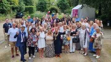 Mayor of Solihull at the WM Women and Girls Fund Summer Gala
