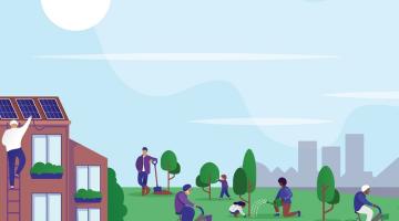 Extract from front cover of Solihull's Natural Capital Investment Strategy and Delivery Plan