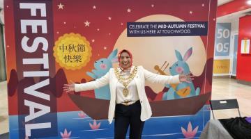 Mayor at the Touchwood Mid-Autumn Festival