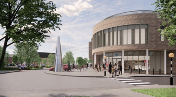 Artist's interpretation of the planned CHR building in Kingshurst 