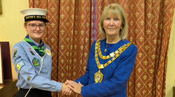 Mayor of Solihull and Mayor's Sea Scout - thumbnail