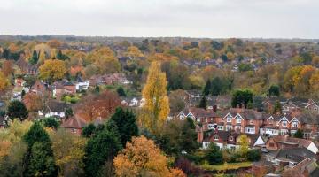 Houses in Solihull town centre