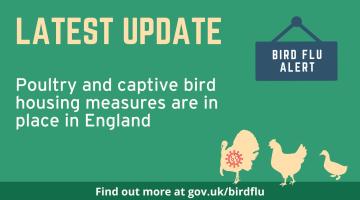 Avian Influenza Prevention Zones (AIPZ) with mandatory biosecurity measures for all keepers remain also in force across Great Britain.  