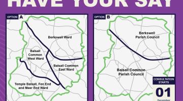 Have your say - Options A and B maps