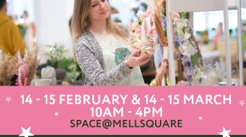 Indoor Pop-up Makers' Market - 14-15 February & 14-15 March, 10am - 4pm in Space @ Mell Square