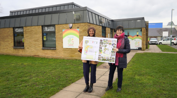 Left to right: Michelle Walters, Managing Director of ReImagine Me CIC, and Councillor Karen Grinsell, Leader of Solihull Council