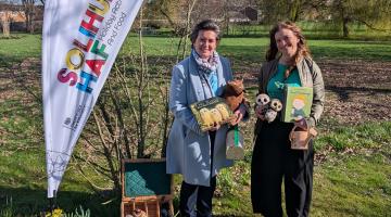 Leader of council and activity provider in Solihull park