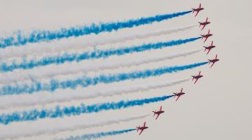 Red Arrows Flying: ©UK MOD Crown Copyright 2026 