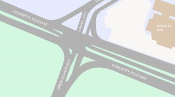 A45 map