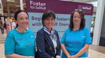 Leader of Council and fostering colleagues