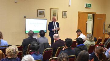 Cllr Parker at the Landlord Forum