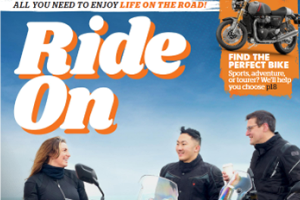 Ride on magazine cover