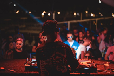 DJ playing music