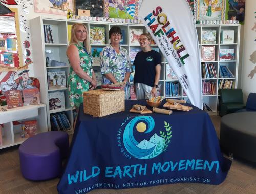Cllr Grinsell and Wild Earth Movement staff