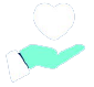 heart in hand icon