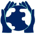 world in hands icon