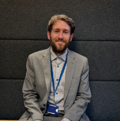 Person smiling in the office