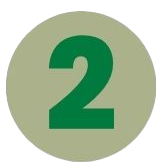 Number two on a grey circular background