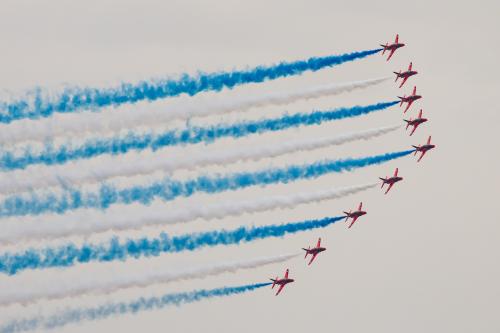 Red Arrows Flying: ©UK MOD Crown Copyright 2026 