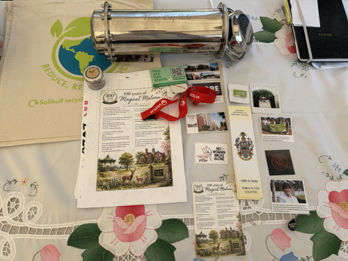 The items placed into the Malvern Park time capsule.