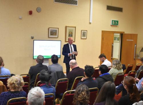 Cllr Parker at the Landlord Forum